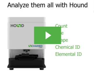 Find and identify microplastics with Hound